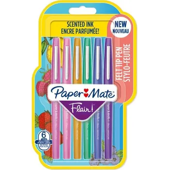 PAPER MATE Flair Medium, 6ks Scented Perfumed