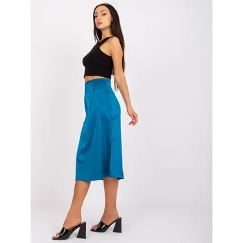 Dámská sukně Módní midi sukně v mořské barvě WN-