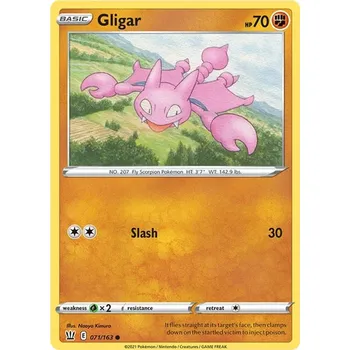 Sběratelská karetní hra Gligar 071/198 - Battle Styles Typ karty: Non-Holo