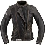 Dámská kožená moto bunda W-TEC Black Heart Lizza - vintage hnědá, 3XL