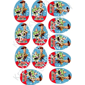 Jedlá dekorace na dort Jedlý tisk na fondánový list A4 motiv "Kinder vejce "