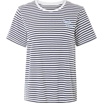 Dámské tričko esmara® Dámské triko s BIO bavlnou (černá/bílá, XS(32/34))