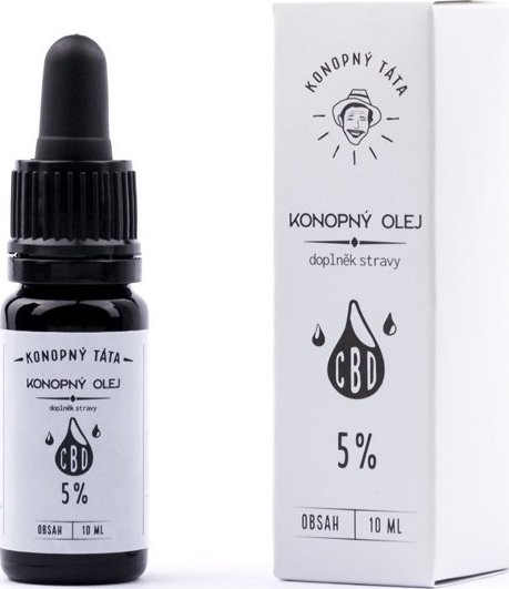 Konopný táta Konopný CBD olej 5%