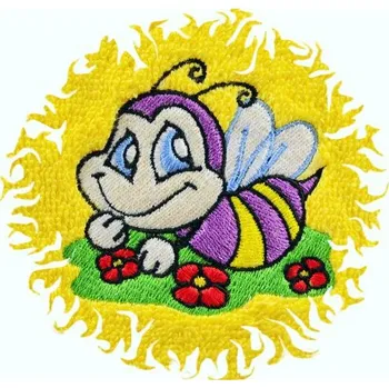 Dětská osuška s výšivkou QUALITY 400 g/m2 - VESELÁ VČELKA