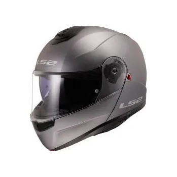 Helma na motorku Výklopná přilba LS2 FF908 Strobe II Matt Titanium - - Výběr variant -