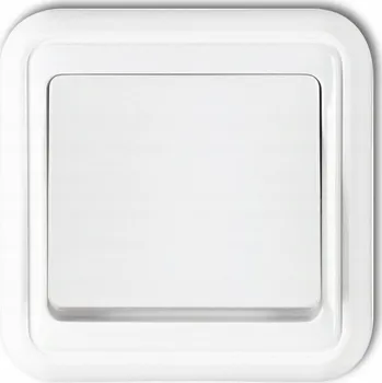 vypínač Jednopólový vypínač Klasik Karlik bílý WPT-1