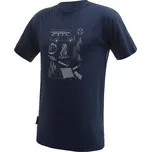 SENSOR MERINO ACTIVE OUTSIDE pánské triko kr.rukáv deep blue velikost XXL