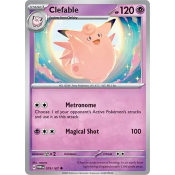 Karetní hra Clefable 079/167 - Twilight Masquerade Typ karty: Non-Holo
