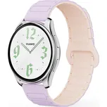 Dvojbarevný magnetický řemínek 22mm Barva: Fialovo-růžový