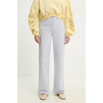 Dámské džíny Džíny Answear.LAB dámské, high waist rd9007.FKK modrá 55X, vel. L