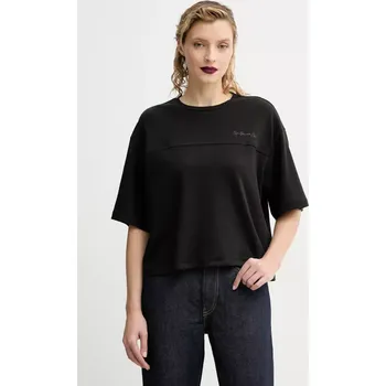 Pánské tričko Bavlněné tričko G-Star černá barva, D26419-C812 D26419.C812 99X, vel. XS