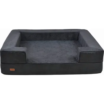 Pelíšek pro psa Lauren Design Pelech Rex Orthopedic antracit 70 x 60 cm