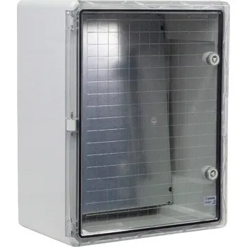 Rozvaděč Rozvaděč plastové průhledné dveře 400x500x240mm IP65 PP3017