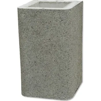 Komín Prodloužení zahradního krbu - 50 cm - Šedá