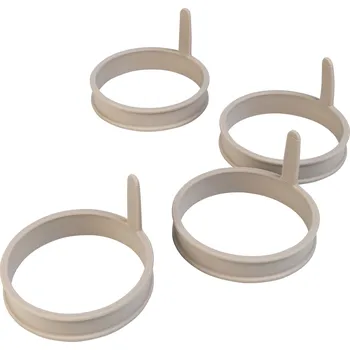 LIVARNO home Sada na pošírování vajec, 2dílná / Sada kroužků na volská oka, 4dílná / Forma na omelety (kroužek)