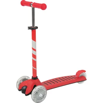 Koloběžka Playtive Dětská koloběžka / trojkoloběžka s LED kolečky (červená trojkoloběžka)