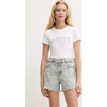 Tričko Guess bílá barva, W5GI04 J1314 W5GI04.J1314 00X, vel. XL