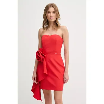 Dámské šaty Šaty Gaudi červená barva, mini, 511FD15034 33X, vel. 38