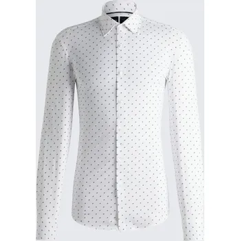 Pánská košile Pánská košile BOSS Black P-HANK-kent-C1222 50533405 bílá Velikost: 44