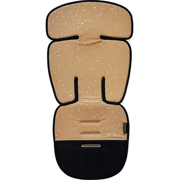 Přeprava dětí PINKIE podložka do kočárku Shine Gold Camel