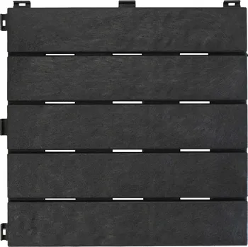 Venkovní dlažba Plošina terasová Multy Home šedá 30x30 cm z recyklovaného plastu