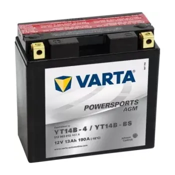 Motobaterie Varta 12V 13Ah 190A YT14B-4 / YT14B-BS 512 903