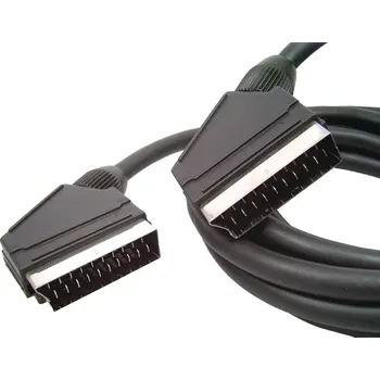 Video kabel Kabel SCART / SCART kulatý 1m