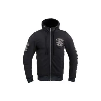 Pánská mikina Pánská mikina W-TEC Black Heart Kustom Kulture Hoodie s aramidem - černá, 4XL