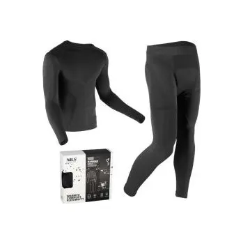 Set pánského termoprádla Set pánského funkčního prádla NILS BTZ0060 Ragnar černé - 2XL/3XL