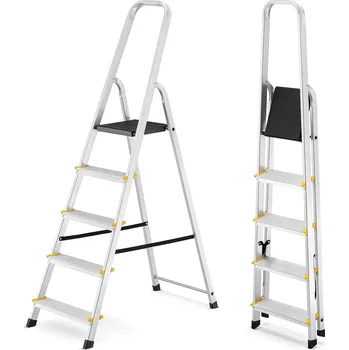 Žebřík Higher Hliníkový žebřík PRO EN-131, 5-stupňový, 150kg | HIGHER