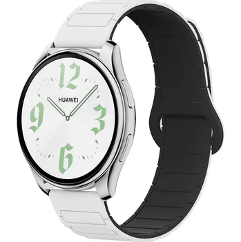 Chytré hodinky Dvojbarevný magnetický řemínek 20mm Barva: Bílo-Černý