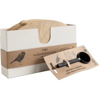 Příprava kávy Miiko Design Stojan na kávové filtry a odměrka na kávu, světlý