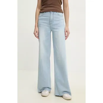 Dámské džíny Džíny Answear.LAB dámské, high waist rd8555.FKK modrá 55X, vel. XL