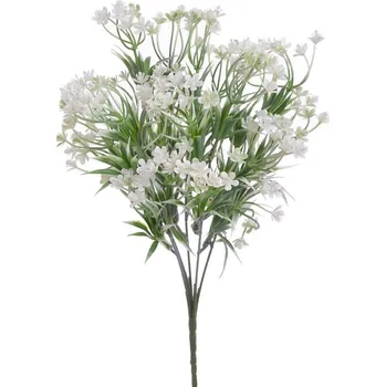 umělá květina Drobné květinky 36 cm - bílá