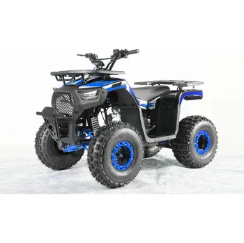 Dětské elektrovozidlo Ramiz 120CC DISCOVERER Modrá motorová čtyřkolka