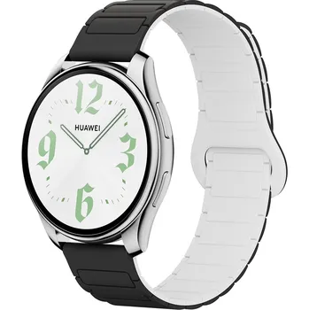 Řemínek na hodinky Dvojbarevný magnetický řemínek 22mm Barva: Černo-Bílý