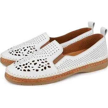 Pánské pantofle Vlnka Dámské kožené polobotky Fiona bílá velikost obuv dospělí 39