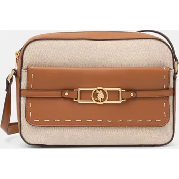 Kabelka Kabelka U.S. Polo Assn. Marple béžová barva, BEUQM8638WC2 80X, vel. ONE SIZE