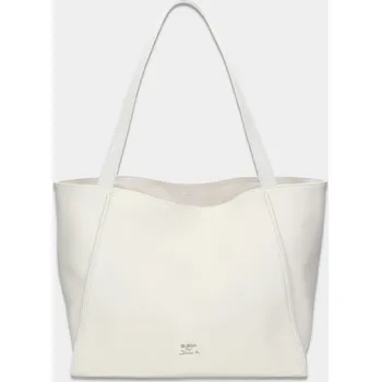 Módní doplněk Shopper kabelka Louvre offwhite/stříbro