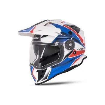 Helma na motorku Moto přilba W-TEC Valso Graphic - černo-šedo-fluo, S(55-56)