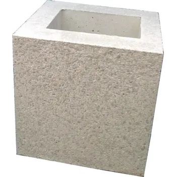 Komín Prodloužení zahradního krbu Erik - 35cm - Šedá