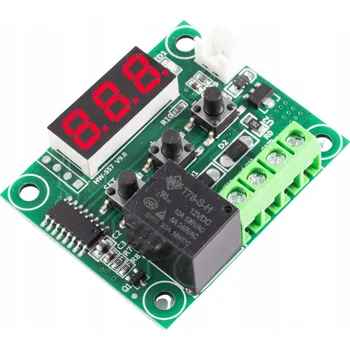 Termostat MSALAMON Digitální termostat W1209 DC 12 V + LED sonda