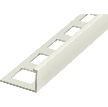 soklová lišta NOVÁK Ukončovací lišta 8mm PVC krémová "L", 2,5m AAR-824/V