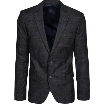 Pánské jednořadové šedé sako