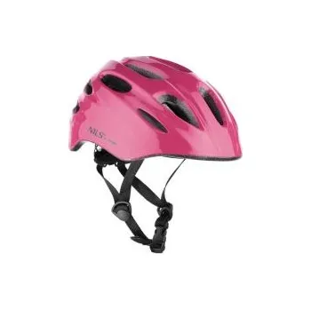 Kolečkové brusle Helma s blikačkou NILS Extreme MTW01 růžová - - Výběr variant -