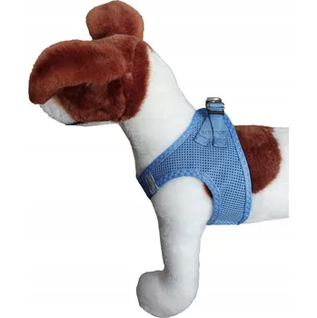 Postroj pro psa NETLAČÍCÍ POSTROJ PRO PSA LEHKÝ S OČKEM NA VODÍTKO XS YORK POMERANIAN