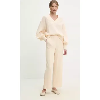 Bavlněná souprava Answear.LAB 8873AB.FKK béžová 80X, vel. M