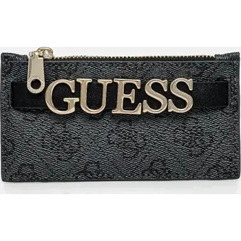 Peněženka Pouzdro na karty Guess ZAMIRA šedá barva, RW1728 P5201 RW1728.P5201 90Y, vel. ONE SIZE