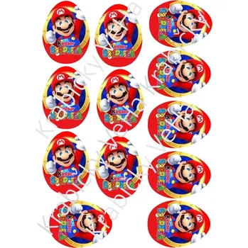 Jedlá dekorace na dort Jedlý tisk na fondánový list A4 motiv "Kinder vejce "