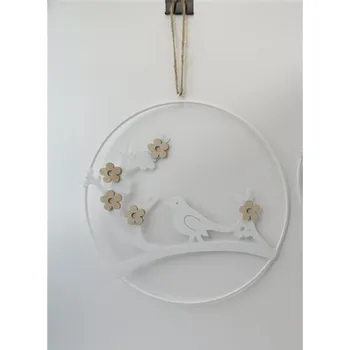 Kovová dekorace větve 25 cm